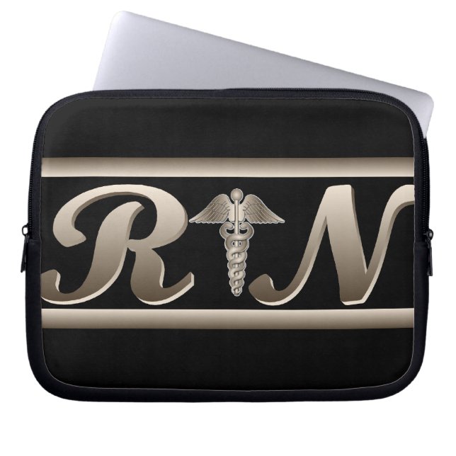 Protection Pour Ordinateur Portable Caducée de RN (Devant)