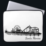 Protection Pour Ordinateur Portable California Père Noël Monica CA Pier Beach Ferris W<br><div class="desc">Design présente une illustration originale de la Père Noël Monica Pier à Père Noël Monica, en Californie. Coordination des conceptions disponibles. Ne vois-tu pas ce que tu cherches ? Vous avez besoin d'aide pour la personnalisation ? Cliquez sur "rebeccaheartsny" (en haut à droite) puis "contactez ce concepteur" pour créer quelque...</div>