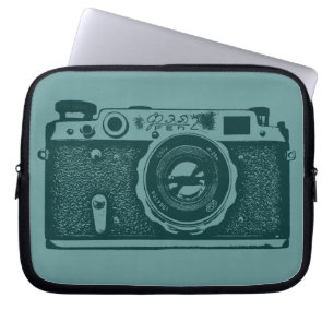 Protection Pour Ordinateur Portable Caméra russe - Tons verts