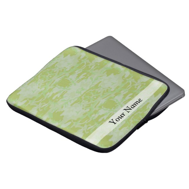 Protection Pour Ordinateur Portable Camo vert (Devant haut)