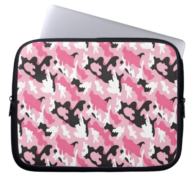 Protection Pour Ordinateur Portable Camouflage rose (Devant)