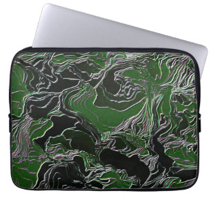 Protection Pour Ordinateur Portable Camouflage vert