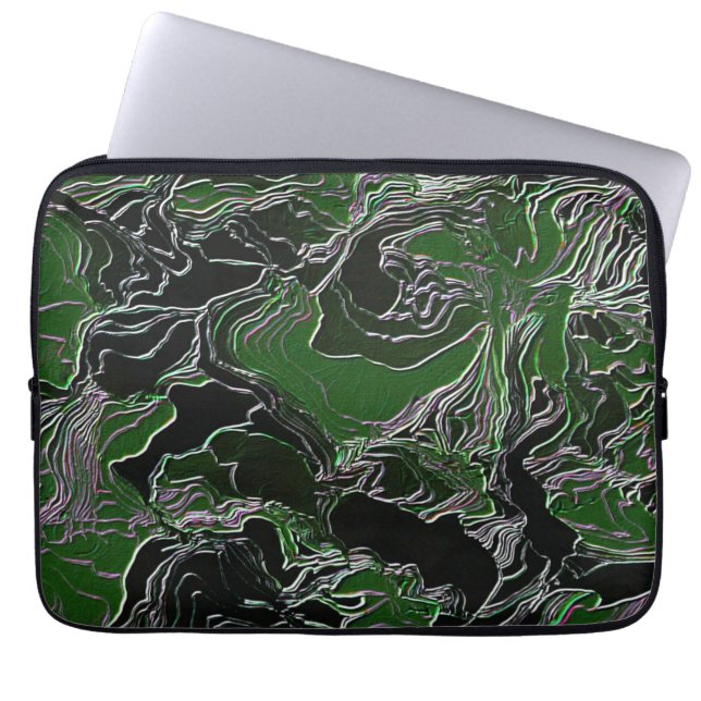 Protection Pour Ordinateur Portable Camouflage vert (Devant)