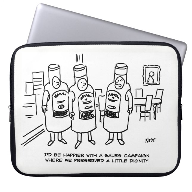 Protection Pour Ordinateur Portable Campagne commerciale manquant de dignité (Devant)