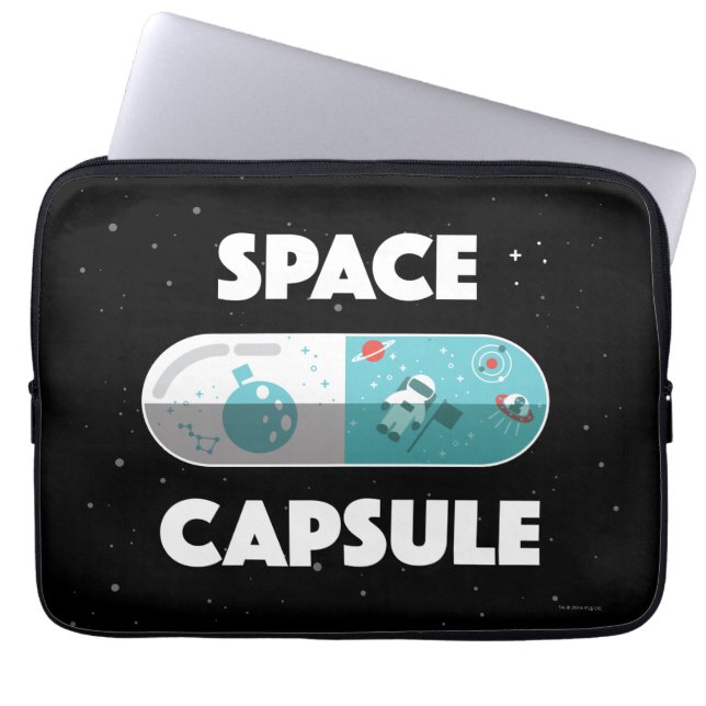 Protection Pour Ordinateur Portable Capsule d'espace (Devant)