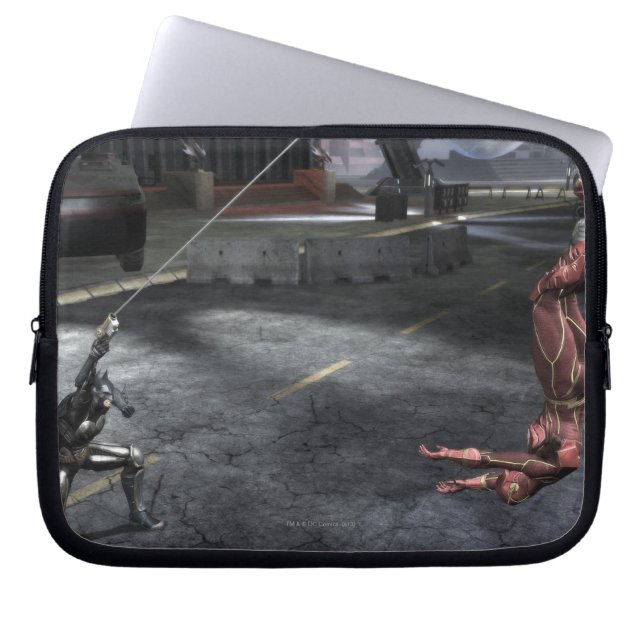 Protection Pour Ordinateur Portable Capture d'écran : Batman vs Flash (Devant)