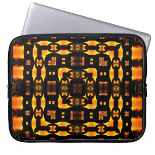 Protection Pour Ordinateur Portable Carnet d'art de la chaîne carré Golden Connection