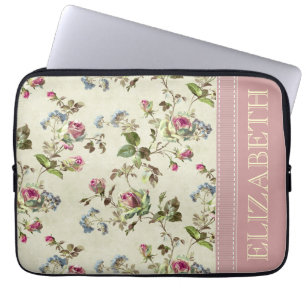 Protection Pour Ordinateur Portable Cas nommé floral vintage