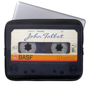 Protection Pour Ordinateur Portable Cassette audio Mixtape Retro des années 80 Vintage