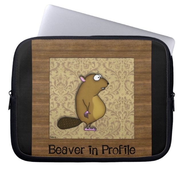 Protection Pour Ordinateur Portable Castor dans le profil (Devant)