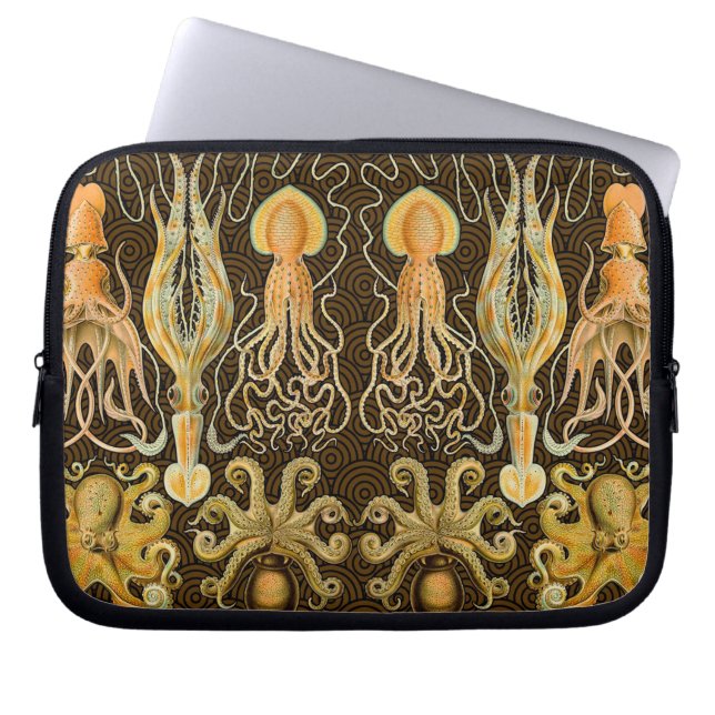 Protection Pour Ordinateur Portable Cephalopod poulpe calmar Nature marine (Devant)