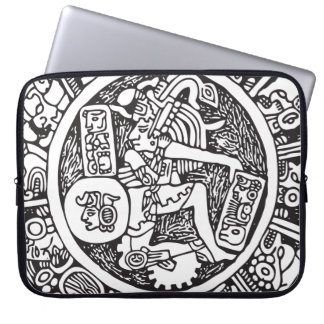 Protection Pour Ordinateur Portable Cercle maya, hiéroglyphe mexicain (Maya)