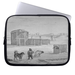 Protection Pour Ordinateur Portable Chambre d'Eskimaux, construite de la glace,