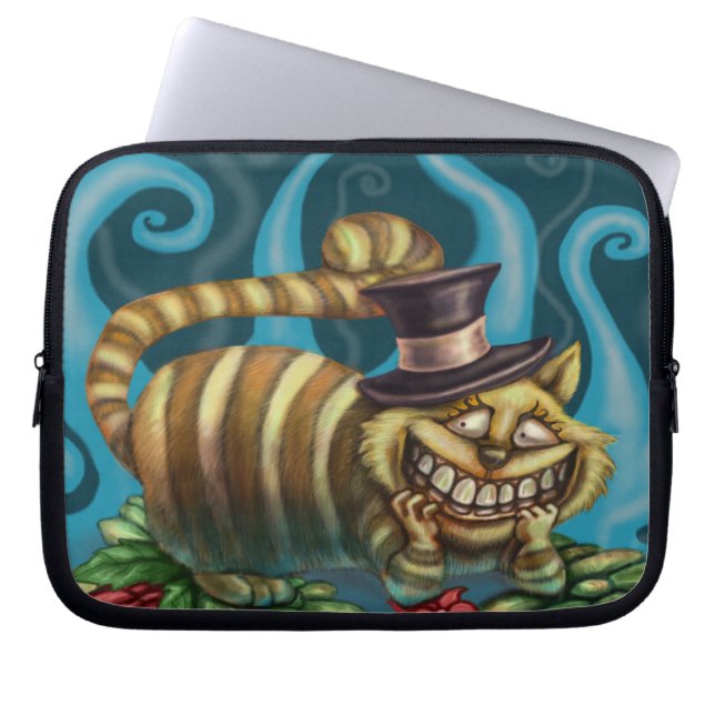 Protection Pour Ordinateur Portable Chat de Cheshire (Devant)