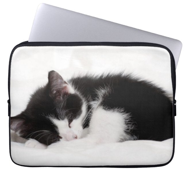 Protection Pour Ordinateur Portable Chaton de sommeil (Devant)