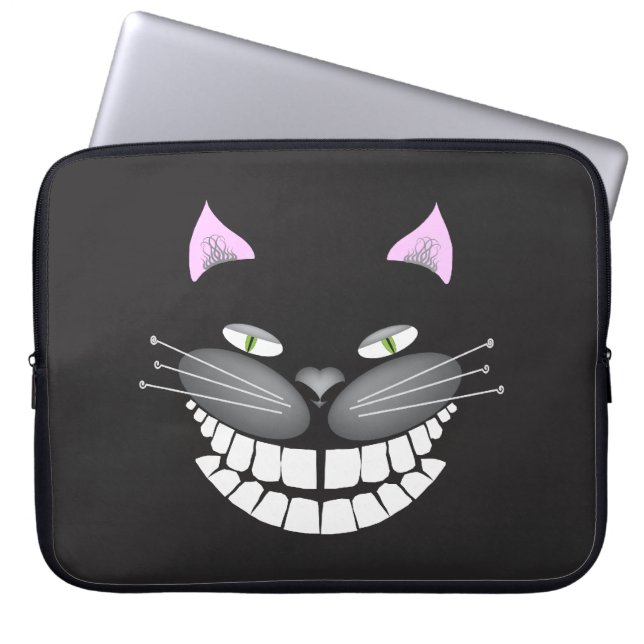 Protection Pour Ordinateur Portable "Chester minou mignon de sourire de Cheshire du (Devant)