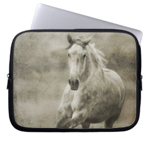 Protection Pour Ordinateur Portable Cheval andalou russe galopant