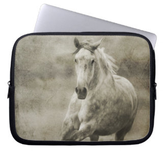 Protection Pour Ordinateur Portable Cheval andalou russe galopant