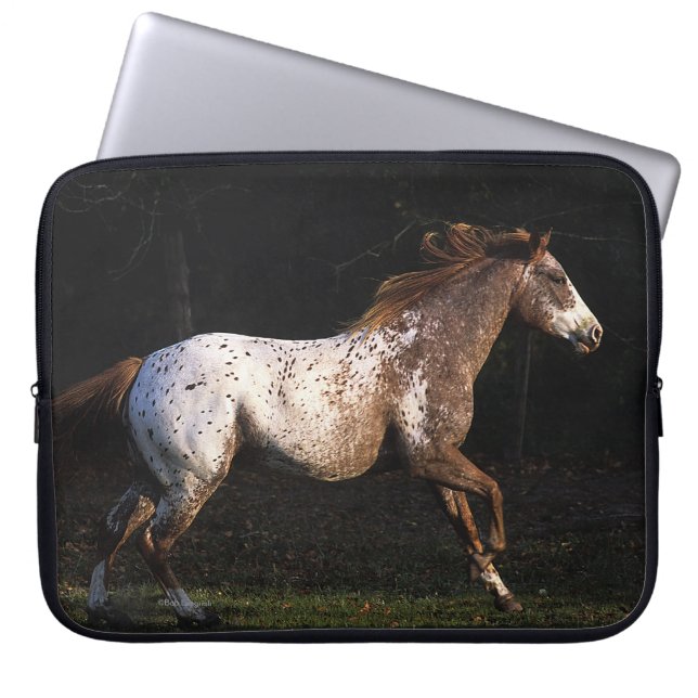 Protection Pour Ordinateur Portable Cheval d'Appaloosa courant 4 (Devant)