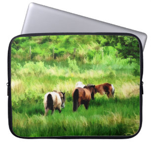 PROTECTION POUR ORDINATEUR PORTABLE CHEVAUX