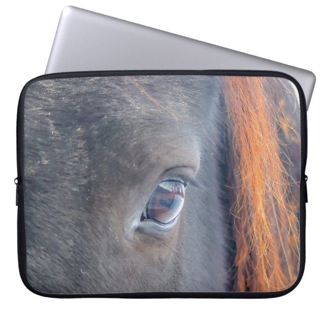Protection Pour Ordinateur Portable Chevaux - American Western Theme (Devant)