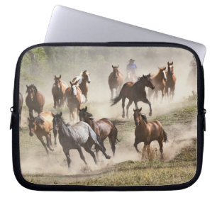 Protection Pour Ordinateur Portable Chevaux en rafle, Montana