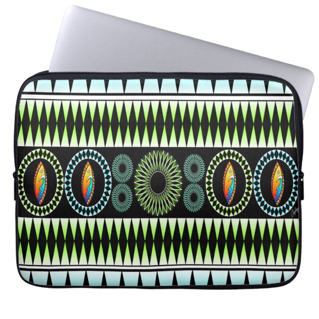 Protection Pour Ordinateur Portable Chevron Motif (Devant)