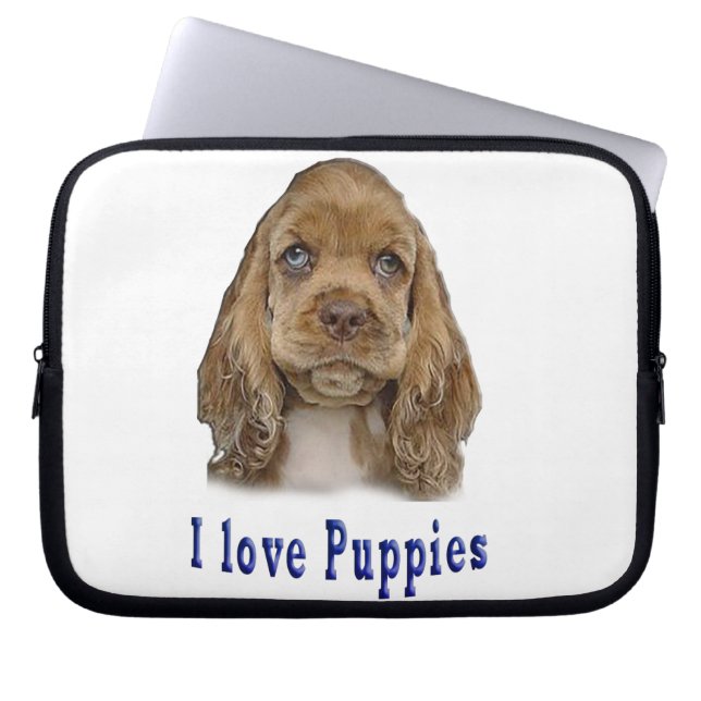 Protection Pour Ordinateur Portable Chien chiot (Devant)