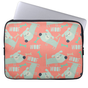 Protection Pour Ordinateur Portable Chiens et os de Woof