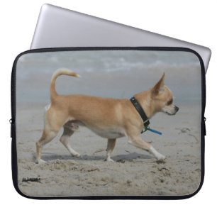 Protection Pour Ordinateur Portable Chiwawa sur la plage