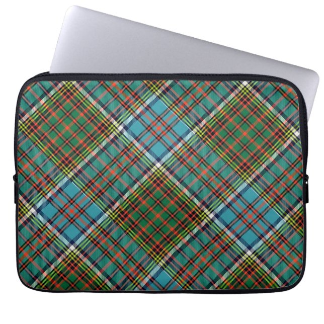 Protection Pour Ordinateur Portable Clan Anderson Tartan Plaid Portable (Devant)