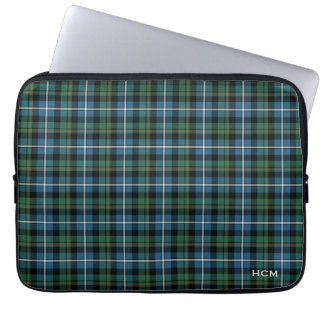 Protection Pour Ordinateur Portable Clan MacRae Chasse Tartan Scottish Plaid Monogramm