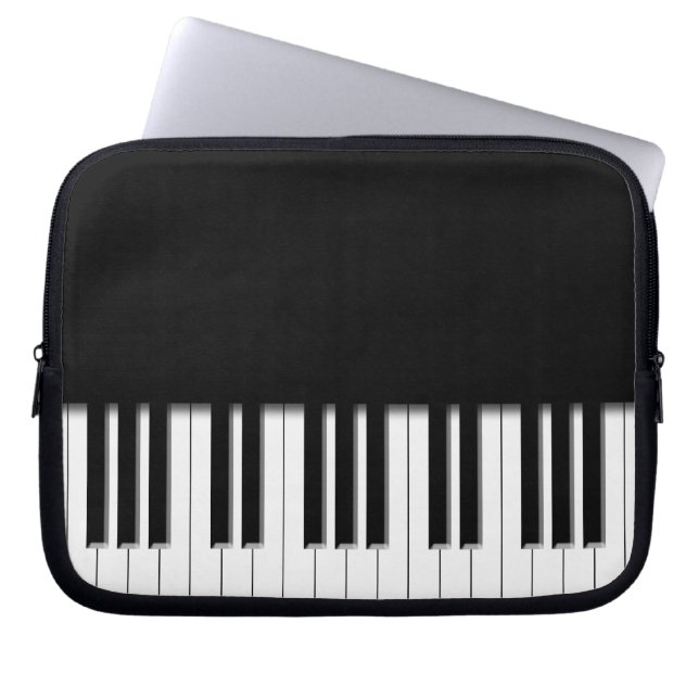 Protection Pour Ordinateur Portable Clés de clavier de piano (Devant)