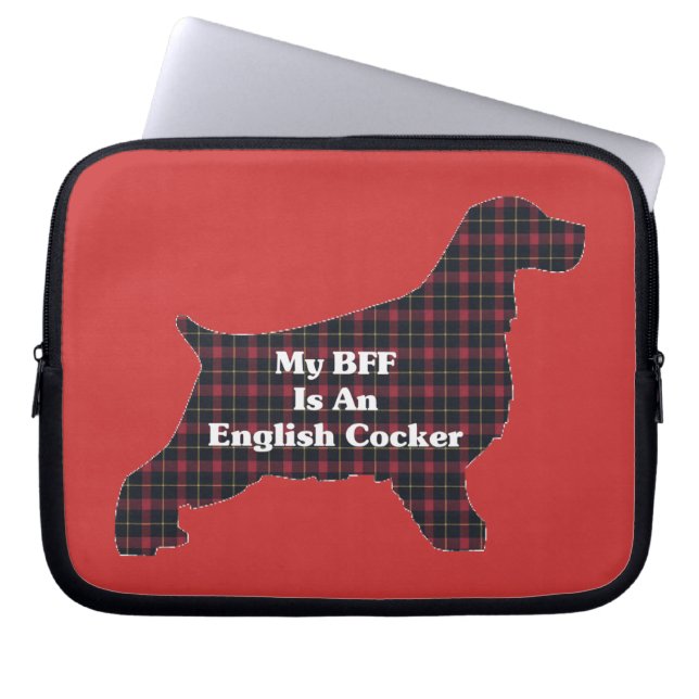 Protection Pour Ordinateur Portable Cocker anglais BFF (Devant)