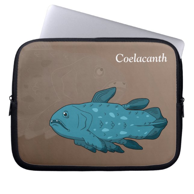 Protection Pour Ordinateur Portable Coelacanth - Les fossiles vivants (Devant)