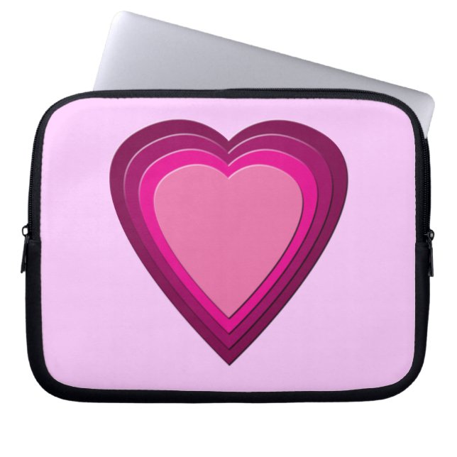Protection Pour Ordinateur Portable Coeur 5 (Devant)
