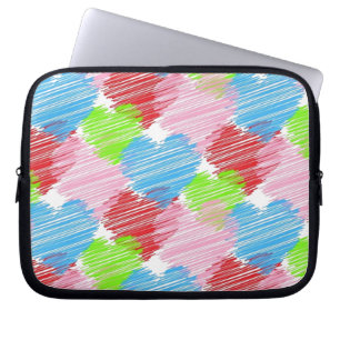 Protection Pour Ordinateur Portable coeur de gribouillis