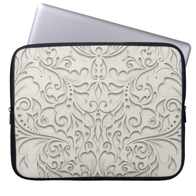 Protection Pour Ordinateur Portable Coeur naturel chic (Devant)