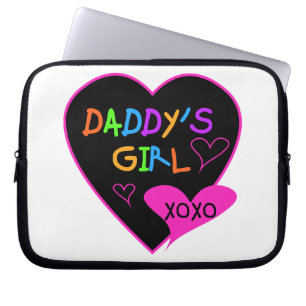Protection Pour Ordinateur Portable Coeur papa's Girl T Shirts and Gifts