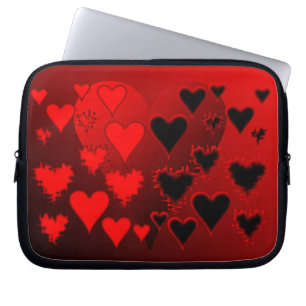 Protection Pour Ordinateur Portable Coeurs