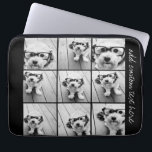 Protection Pour Ordinateur Portable Collage de photos Instagram avec 9 photos carrés<br><div class="desc">Utilisez vos photos sans cadres sur celle-ci ! Ajoutez vos photos et instantanés préférés à cette bande pour un garde-mémoire amusant. Une façon artistique d'afficher vos meilleures photos de partage.</div>