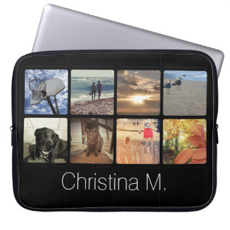 Protection Pour Ordinateur Portable Collage d'images multiphoto personnalisé