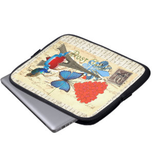 Protection Pour Ordinateur Portable Collage romantique Paris