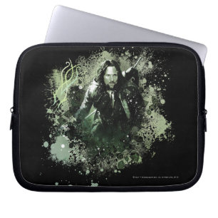 Protection Pour Ordinateur Portable Collage vectoriel Greenish Aragorn