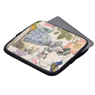 Protection Pour Ordinateur Portable Collage vintage français élégant de mode