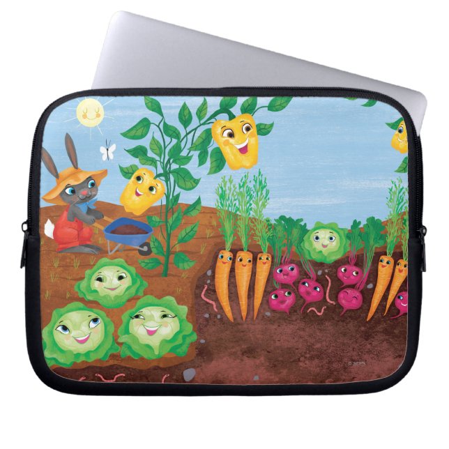 Protection Pour Ordinateur Portable Compte-Jardin de temps (Devant)