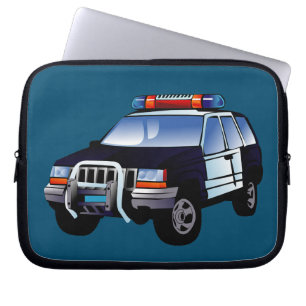 Protection Pour Ordinateur Portable Conception de caricatures pour enfants de la polic