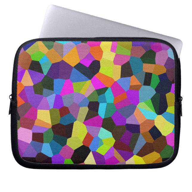 Protection Pour Ordinateur Portable Confetti dans les tons bijoux (Devant)