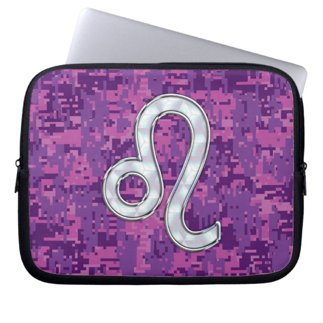 Protection Pour Ordinateur Portable Connexion Leo Zodiac sur Camion numérique Fuchsia  (Devant)