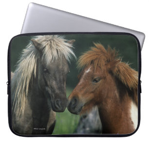 Protection Pour Ordinateur Portable Contact miniature de chevaux